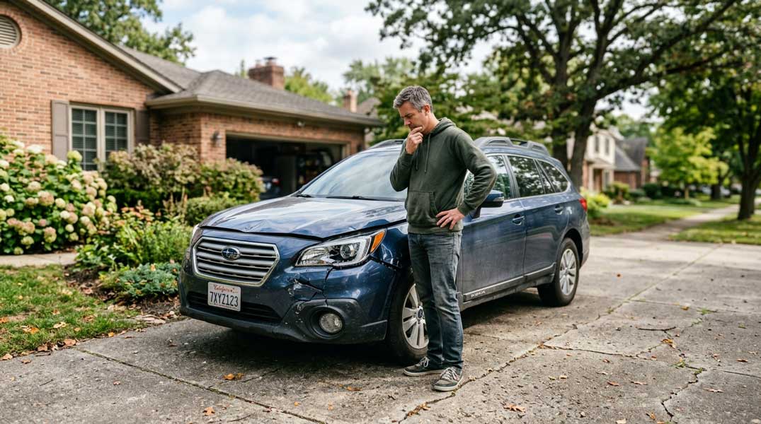 Sell my damaged car, weighing up repair, sell or scrap for a non-runner